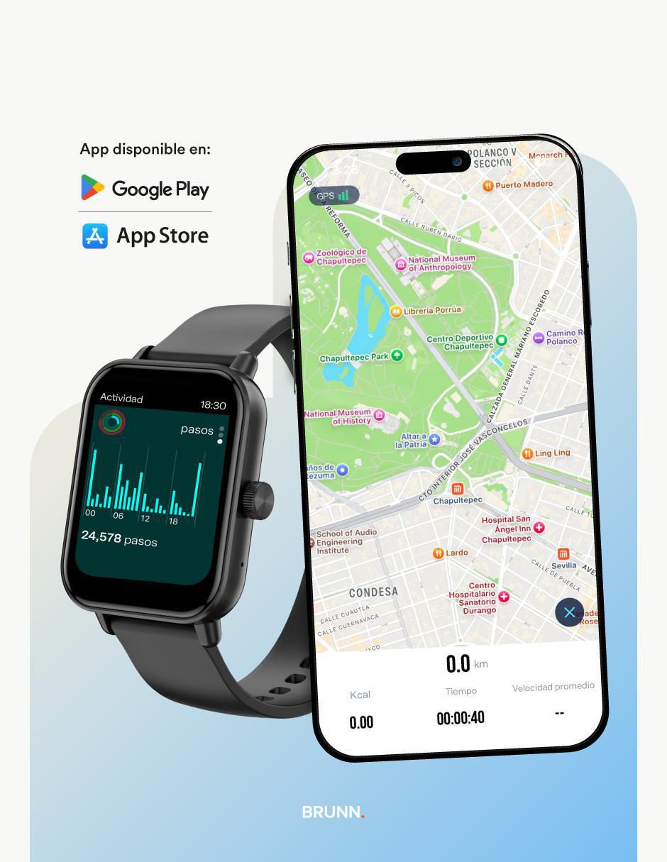 "kit/set/smartwatch/smartband" brunn by swiss code migo "para" unisex no incluye no aplica