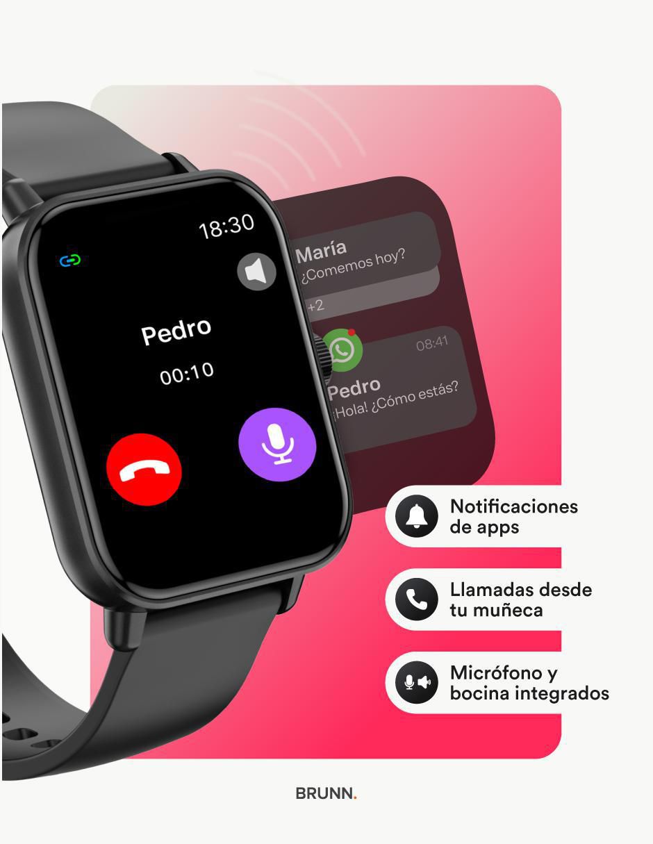 "kit/set/smartwatch/smartband" brunn by swiss code migo "para" unisex no incluye no aplica